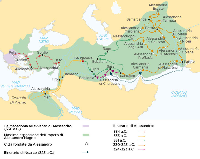 Itinerario di Alessandro